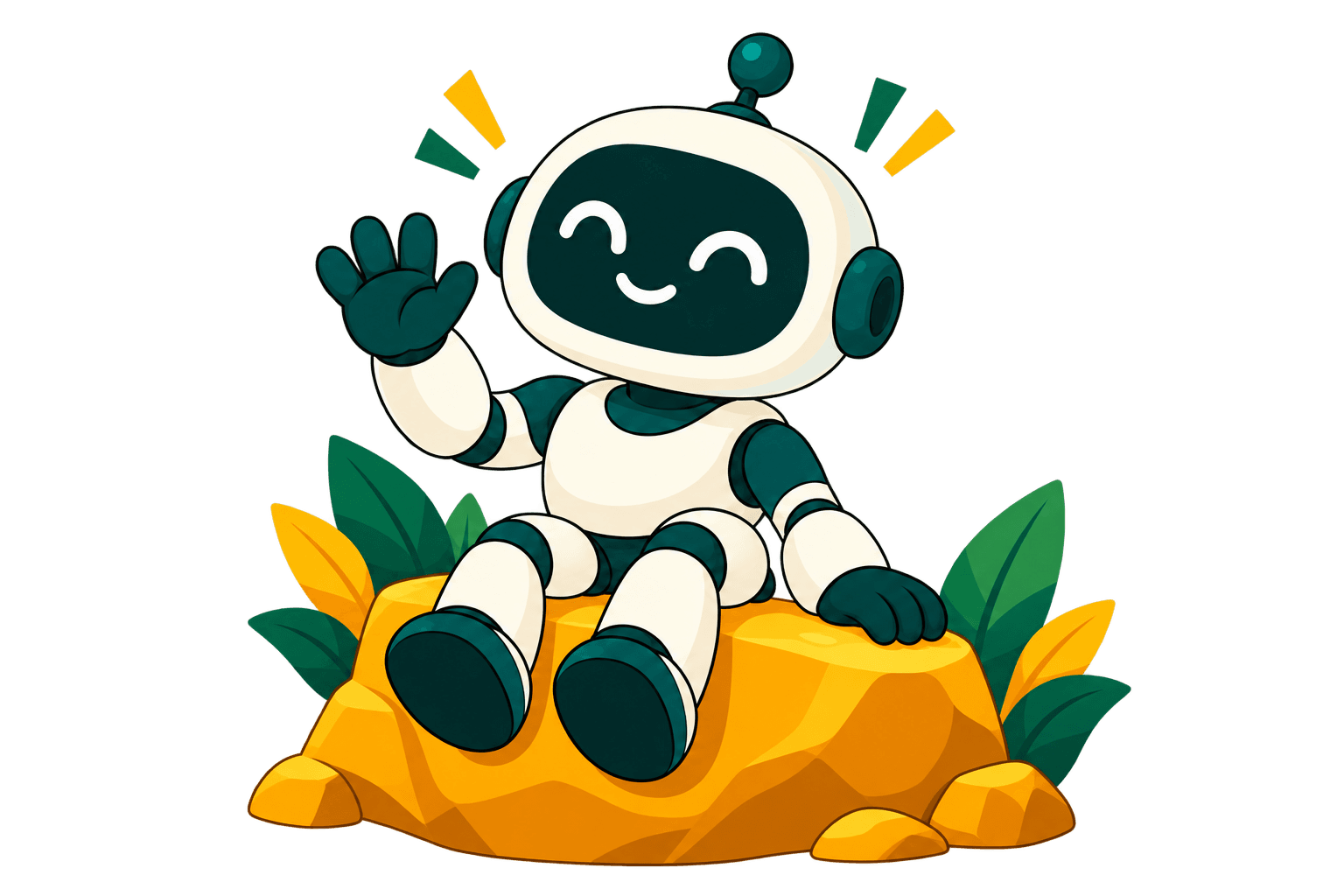 Ningo robot waving